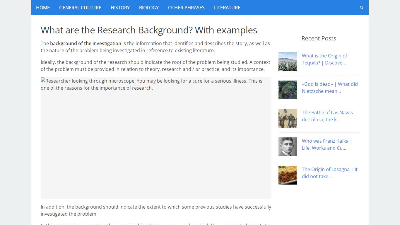 What are the Research Background? With examples | Life Persona